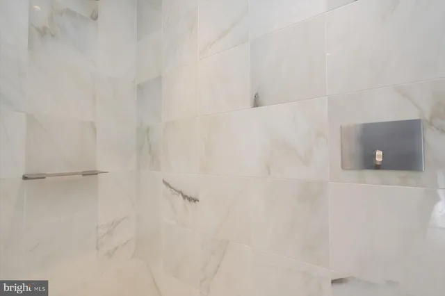 front view of a building with a street