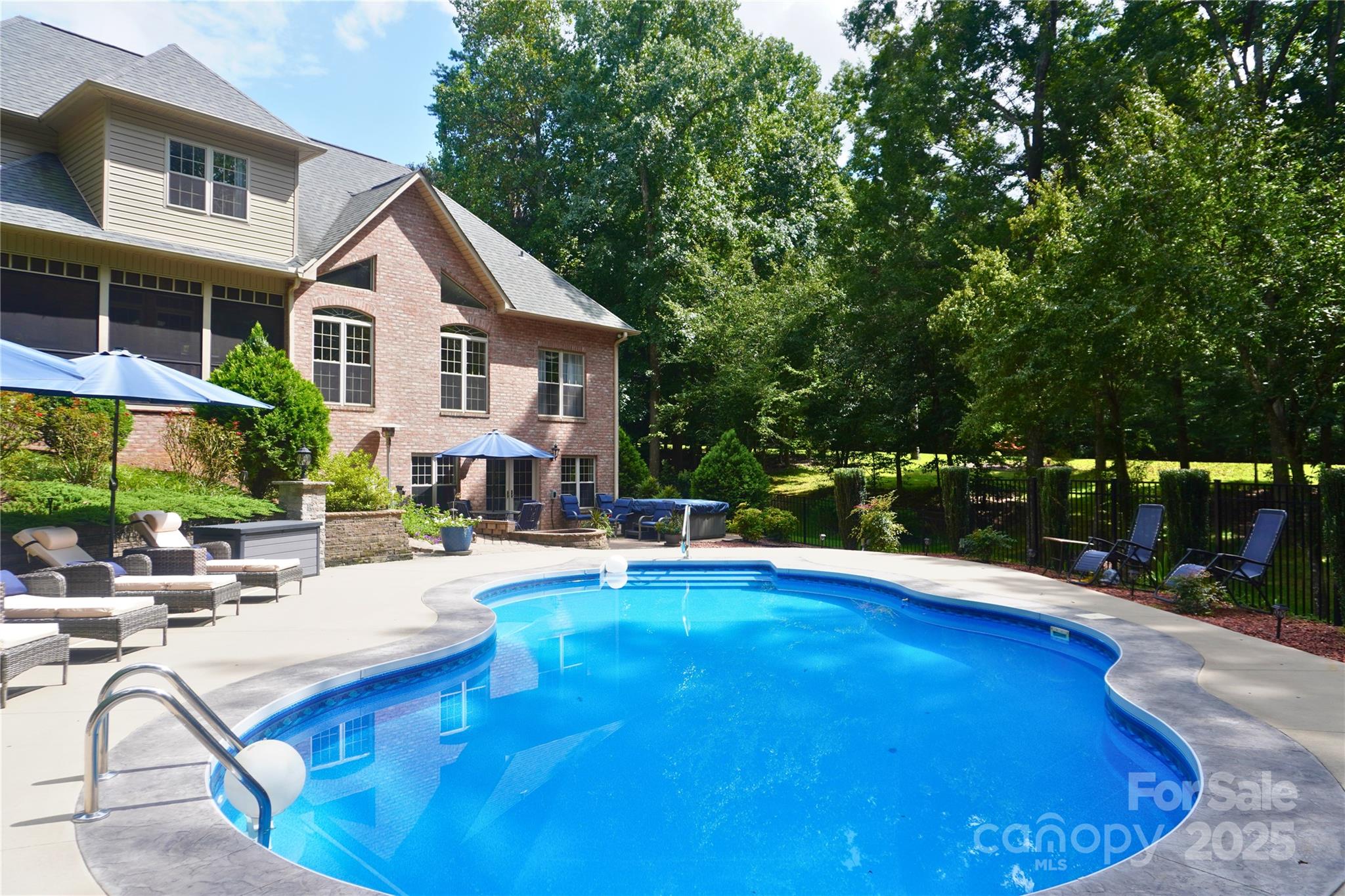 160 Dockside Drive Salisbury, NC 28146 - Photo 10 of 43 a view of swimming pool with outdoor seating and plants