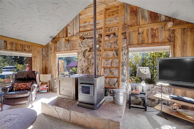 a outdoor space with lots of table and chairs