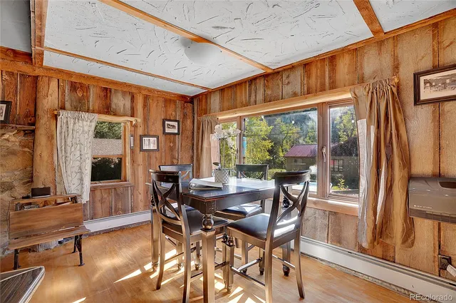 a bedroom with a bed and a walk in closet