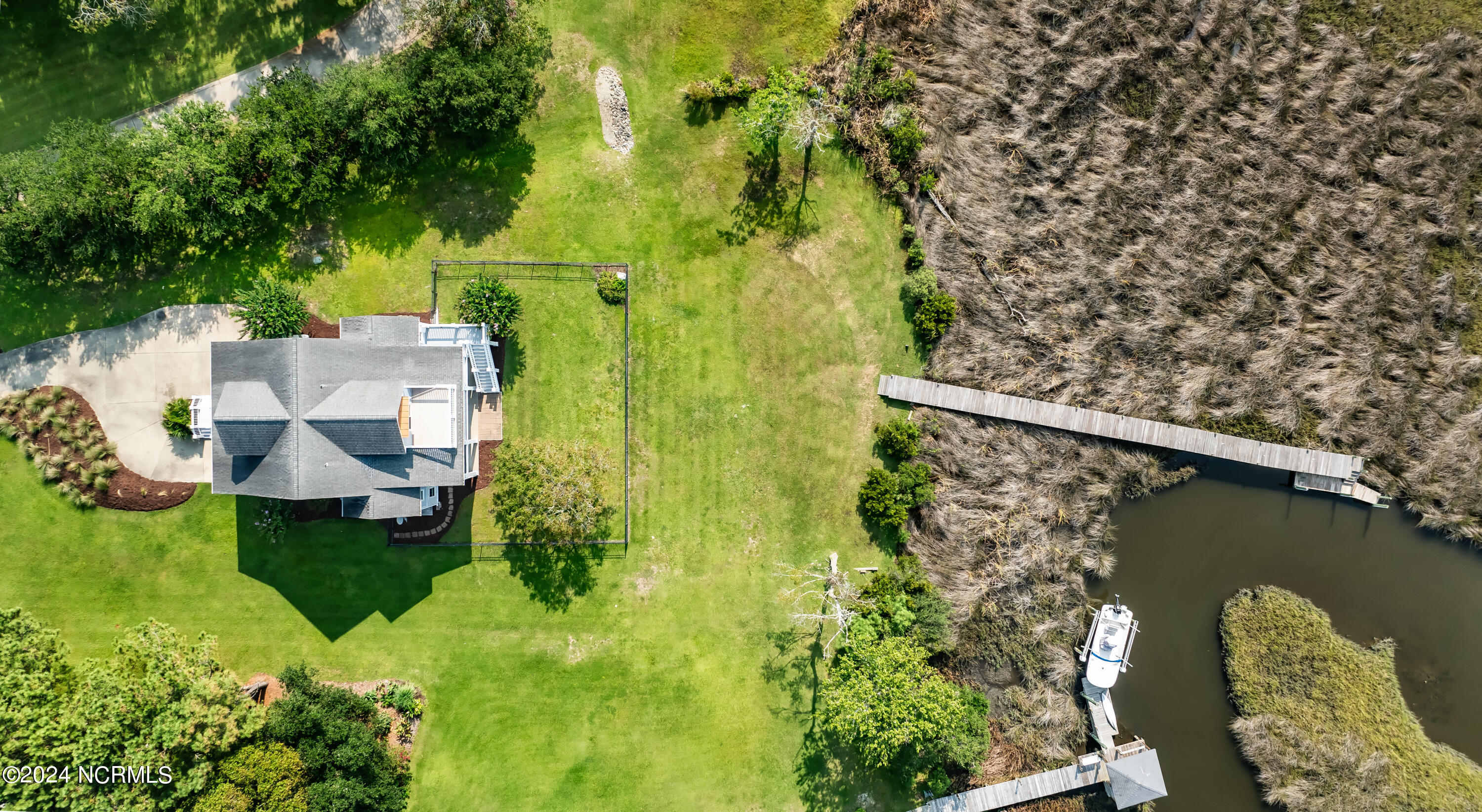 276 Crane Pointe Road, Unit POINTE Hampstead, NC 28443 - Photo 2 of 57 Aerial of House and Dock