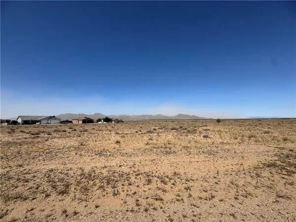 a view of an outdoor space and mountain view