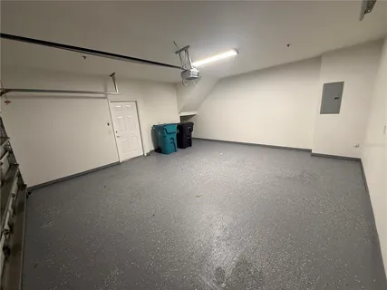 a view of a room with an empty space
