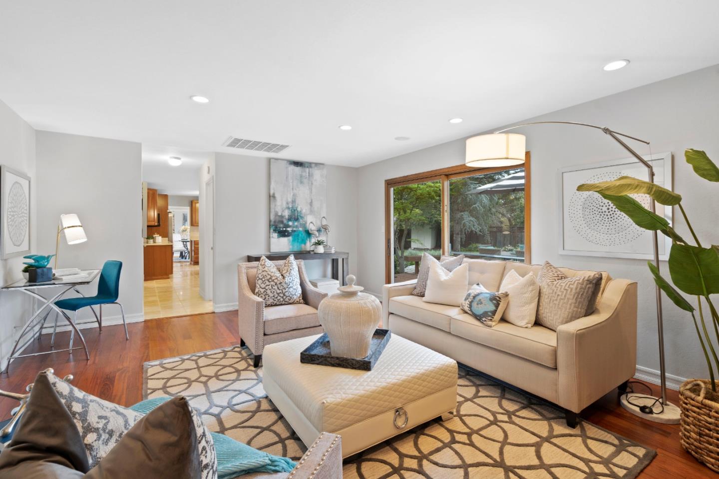 155 Belhaven Drive Los Gatos, CA 95032 - Photo 14 of 30 a living room with furniture and a large window