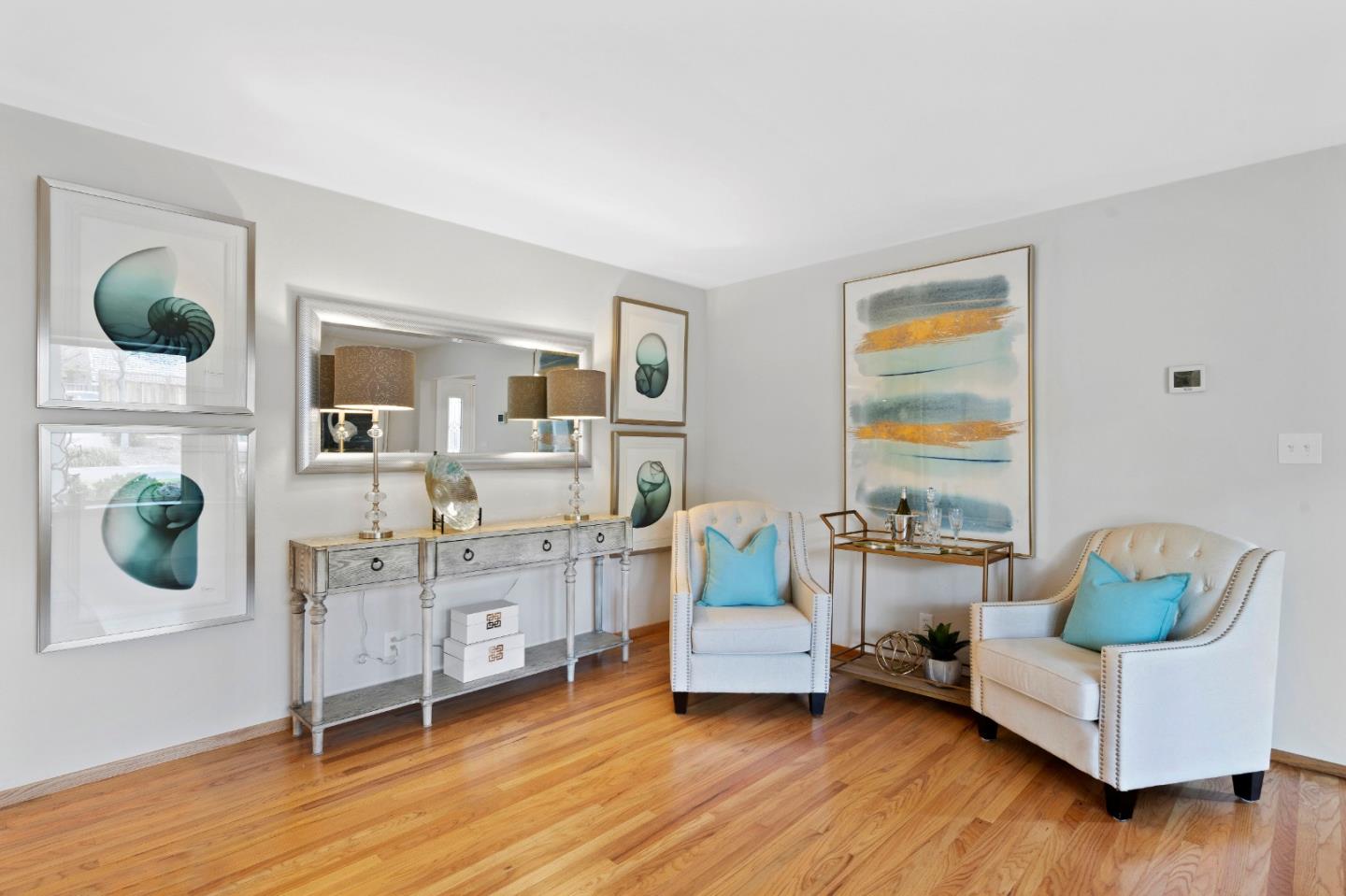 155 Belhaven Drive Los Gatos, CA 95032 - Photo 6 of 30 a living room with furniture and wooden floor