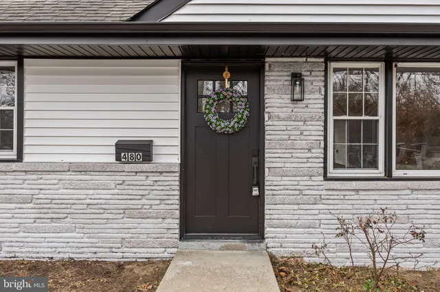 a view of front door of house