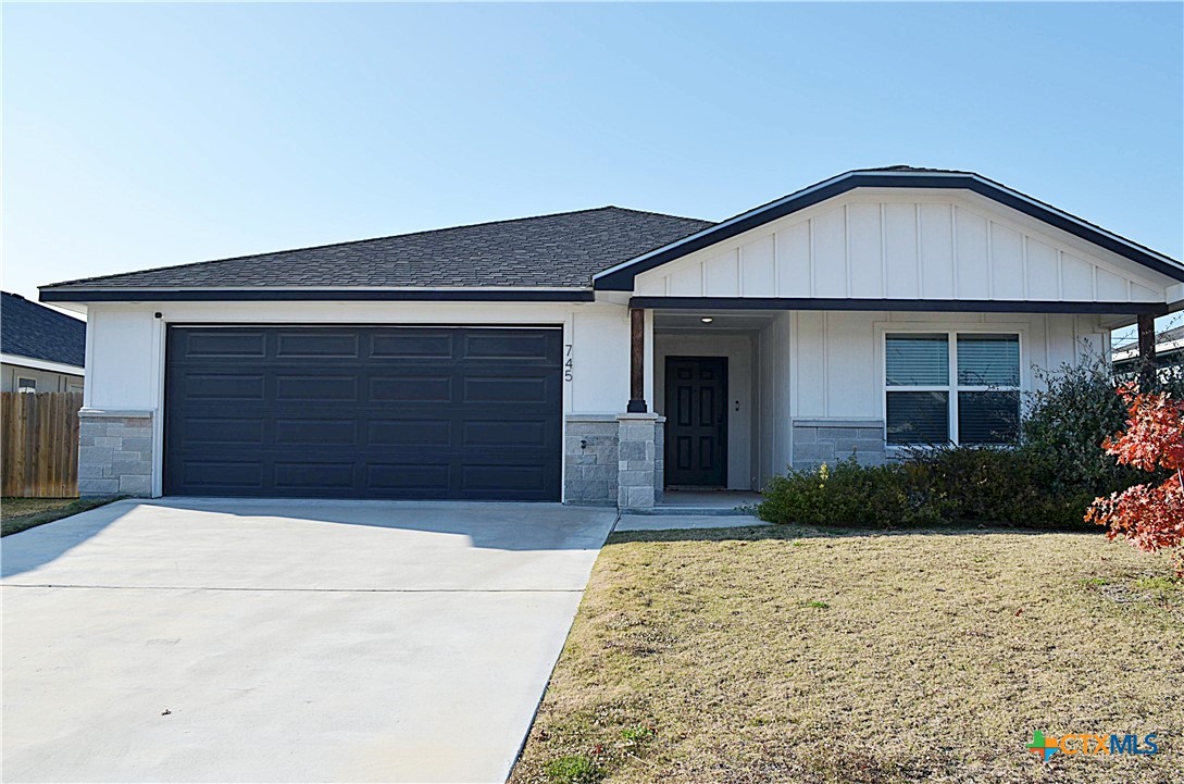 a front view of house