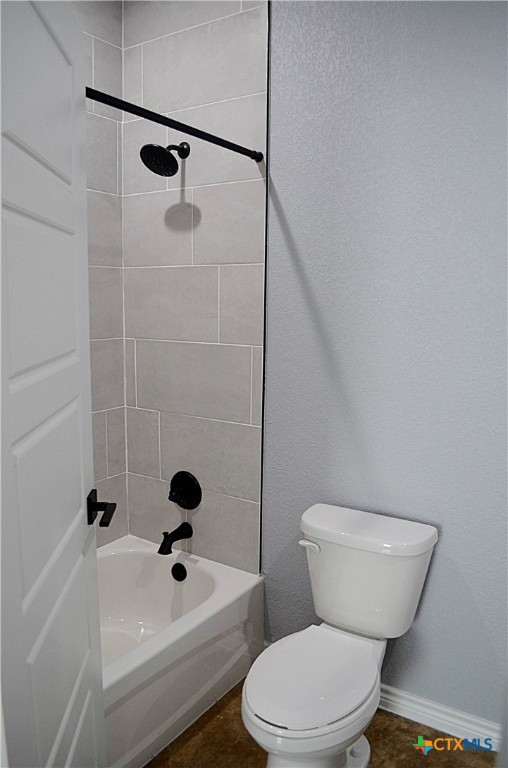 745 Freedom Circle Nolanville, TX 76559 - Photo 36 of 38 a white toilet and a bath tub sitting next to a white sink
