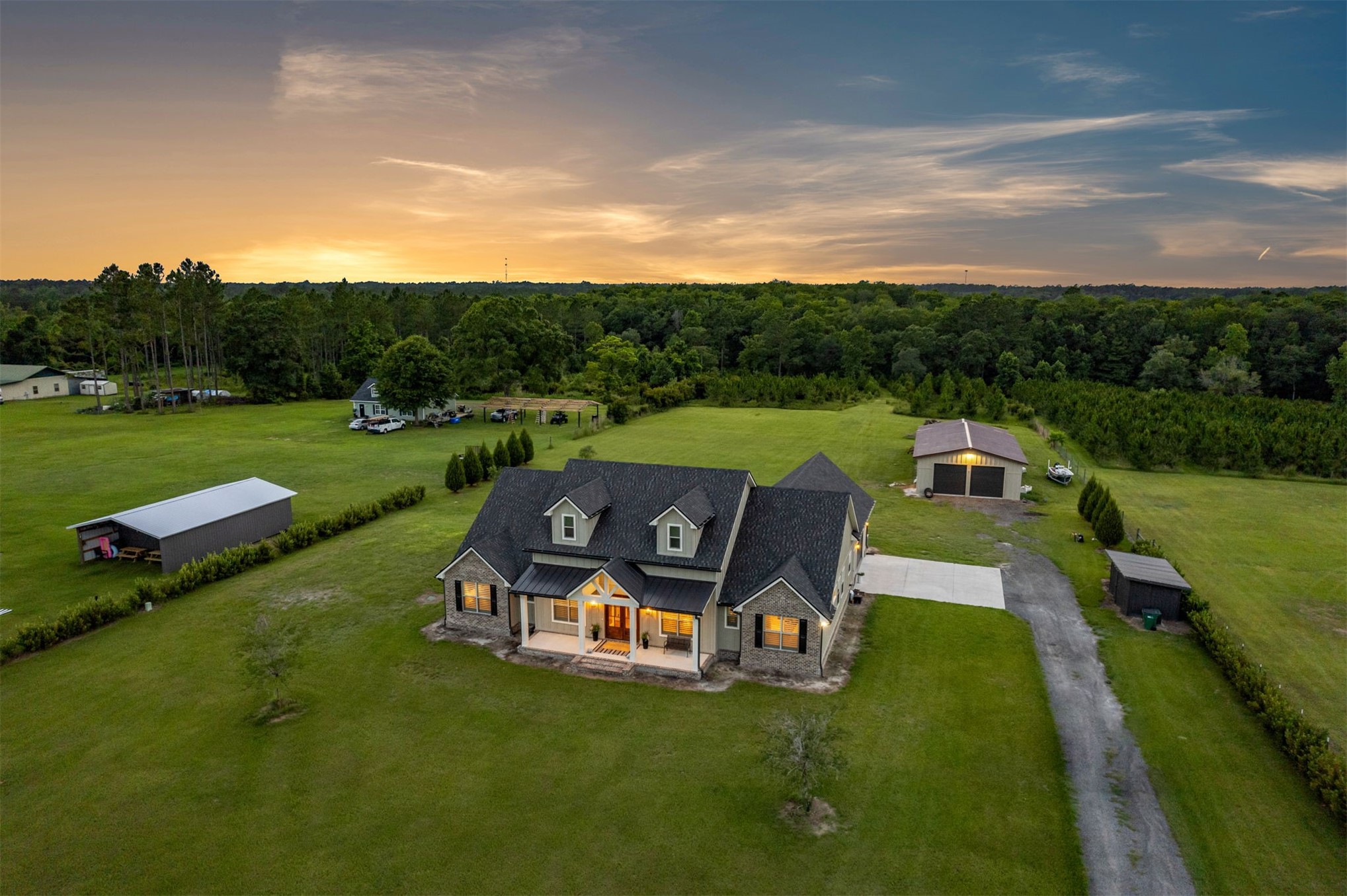 37854 Kings Ferry Road Hilliard, FL 32046 - Photo 8 of 52 a view of a lake with a yard