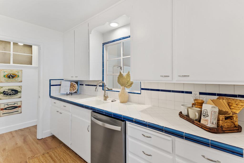 403 Beach Drive Aptos, CA 95003 - Photo 12 of 24 a kitchen with sink and cabinets