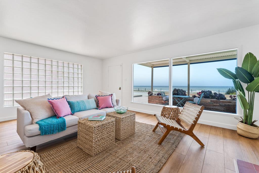 403 Beach Drive Aptos, CA 95003 - Photo 7 of 24 a living room with furniture and a large window