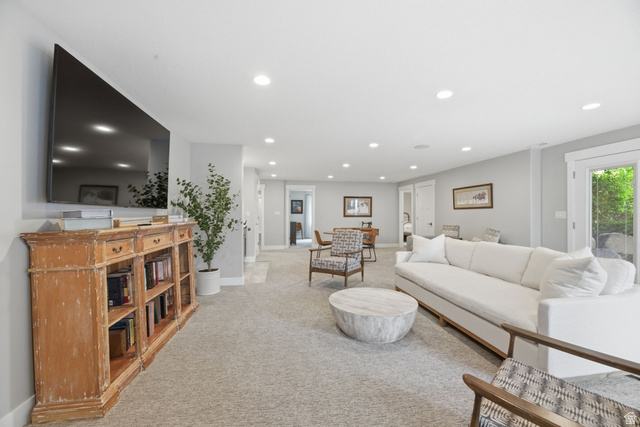 2109 Sunflower Lane Mapleton, UT 84664 - Photo 39 of 43 Family Room w/Basement Entrance & Kitchenette & Fireplace