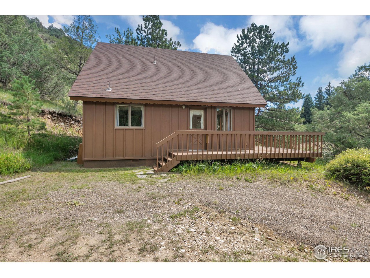 1052 Streamside Drive Drake, CO 80515 - Photo 5 of 31 a backyard of a house