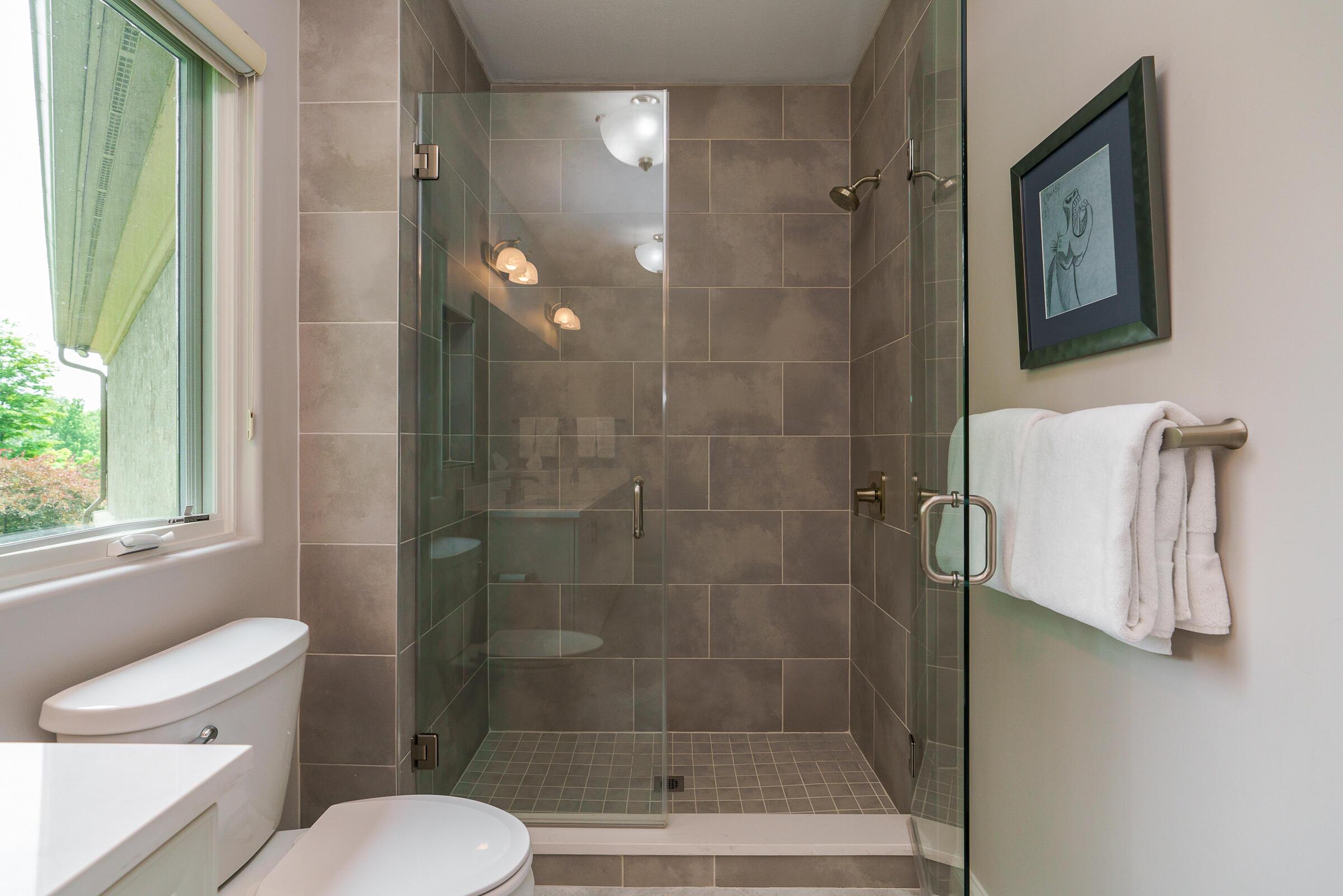 4304 Sunbury Road Galena, OH 43021 - Photo 51 of 62 Seamless glass enclosed shower