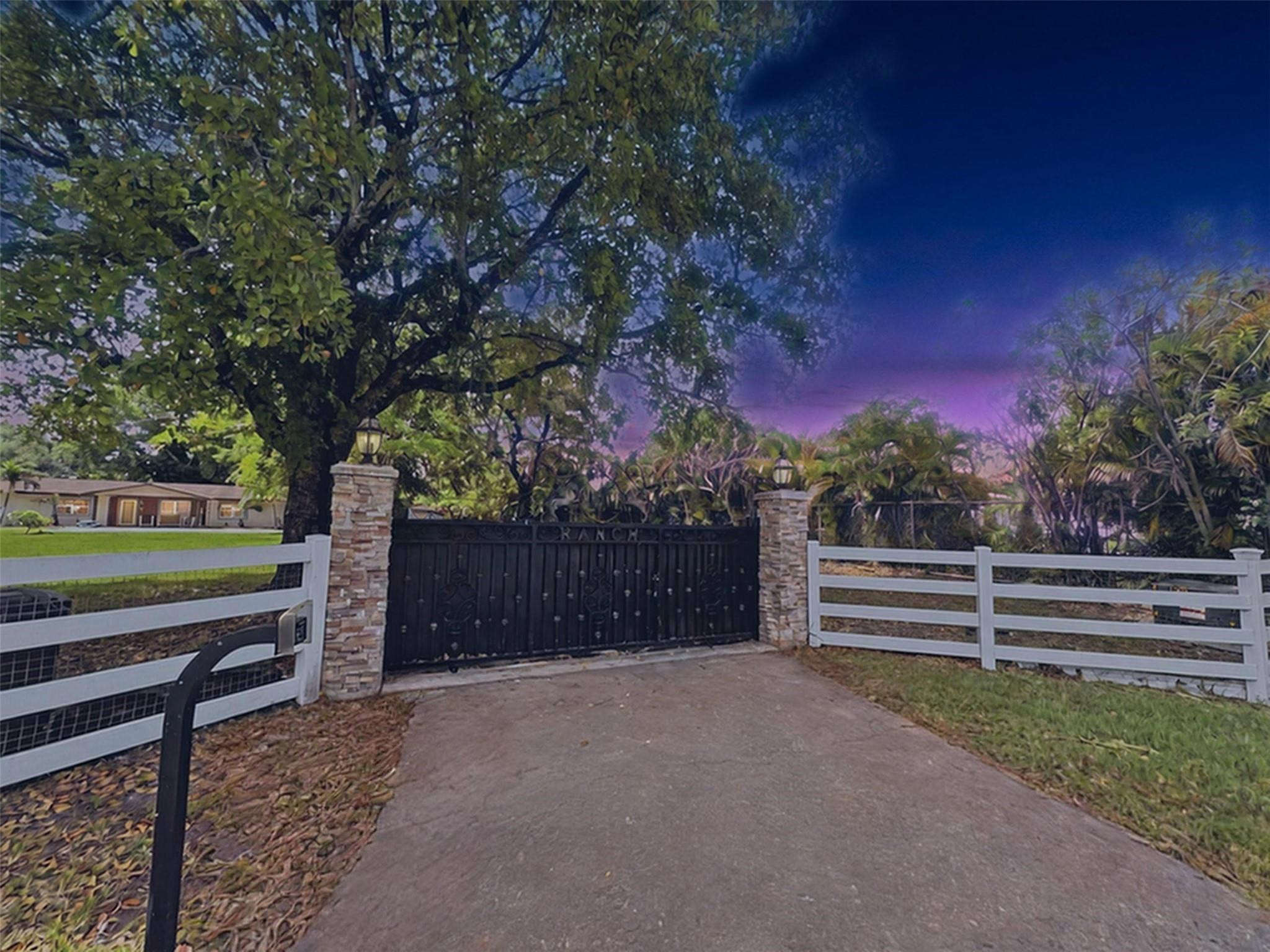 17490 Southwest 58th Street Southwest Ranches, FL 33331 - Photo 35 of 36 Private quiet street with gated entrance