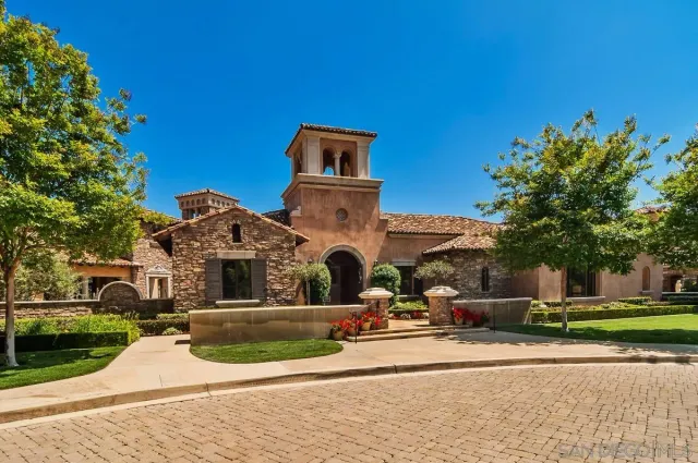 a building with trees in front of it