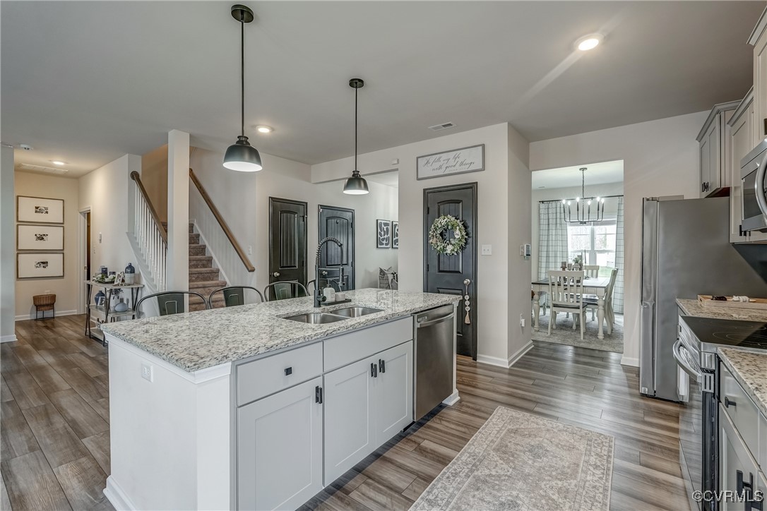 7004 Havering Way Henrico, VA 23231 - Photo 17 of 50 Kitchen featuring stainless steel appliances, dark