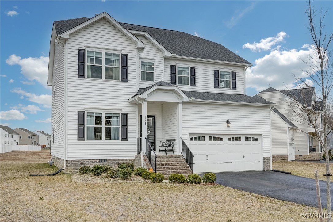 7004 Havering Way Henrico, VA 23231 - Photo 2 of 50 View of front of home featuring a garage and a fro