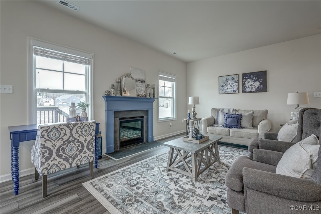 7004 Havering Way Henrico, VA 23231 - Photo 26 of 50 Living room featuring dark hardwood / wood-style f