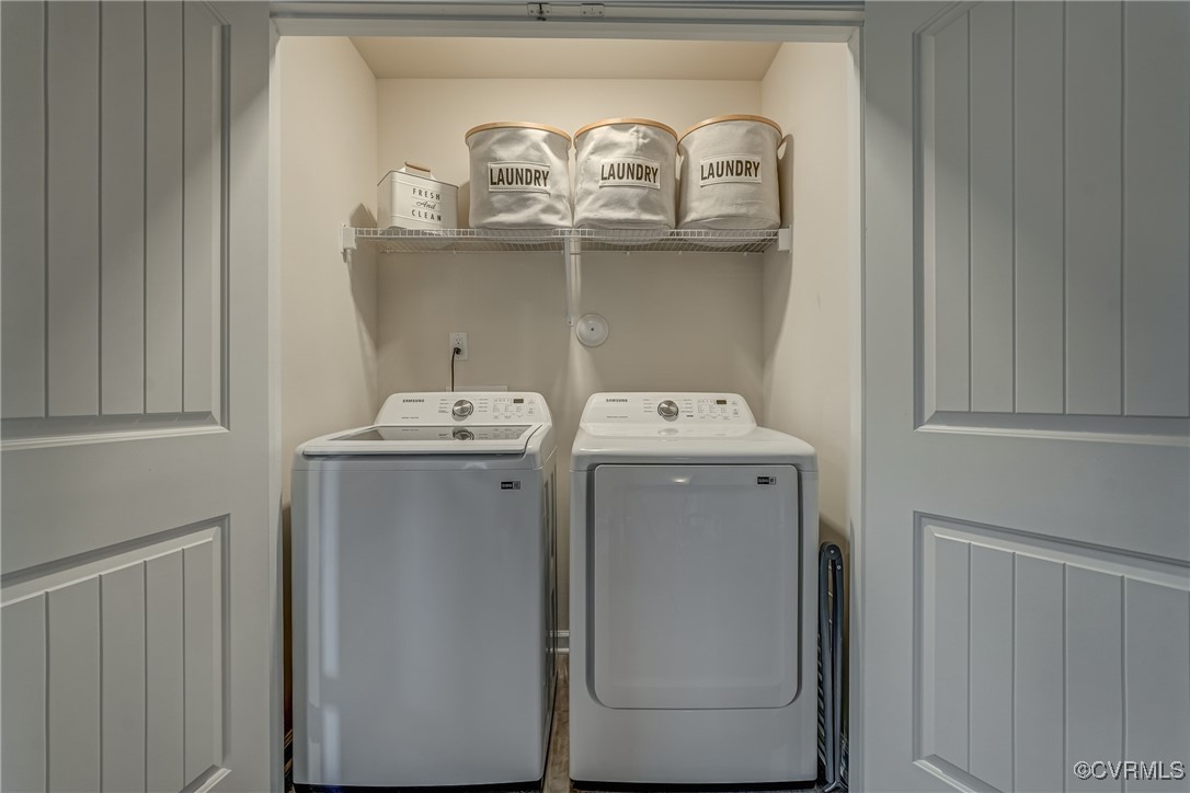 7004 Havering Way Henrico, VA 23231 - Photo 43 of 50 Clothes washing area with washer and dryer