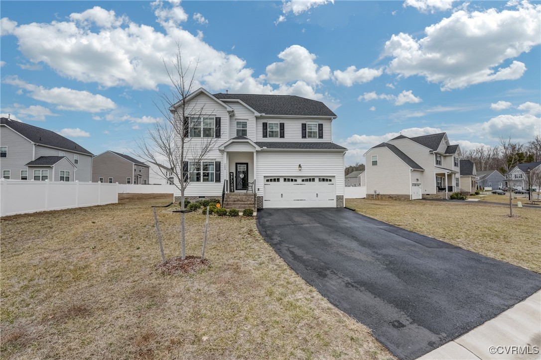 7004 Havering Way Henrico, VA 23231 - Photo 50 of 50 View of front property featuring a garage and a fr