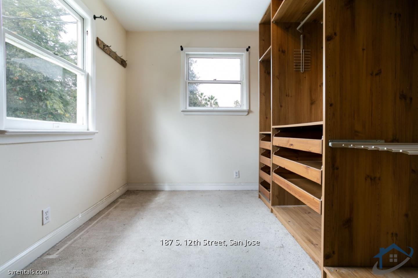 187 South 12th Street, Unit 2 San Jose, CA 95112 - Photo 17 of 24 an empty room with windows