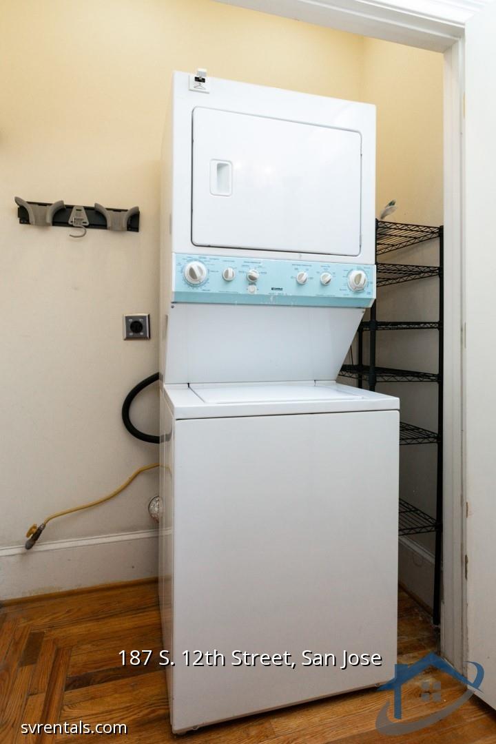 187 South 12th Street, Unit 2 San Jose, CA 95112 - Photo 24 of 24 a view of washer and dryer