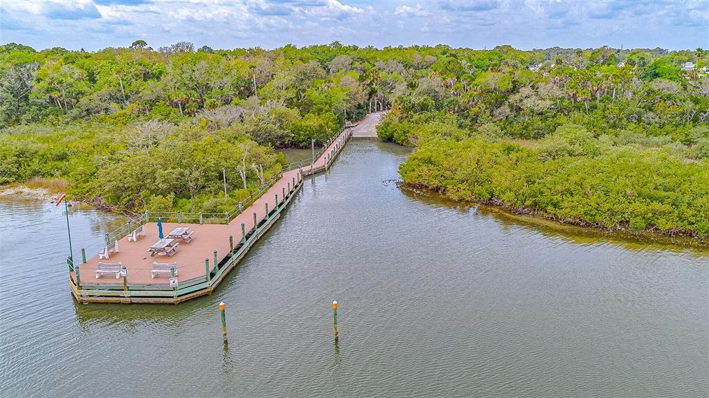 509 Starboard Avenue Edgewater, FL 32141 - Photo 54 of 54 a view of a lake with a mountain in the background