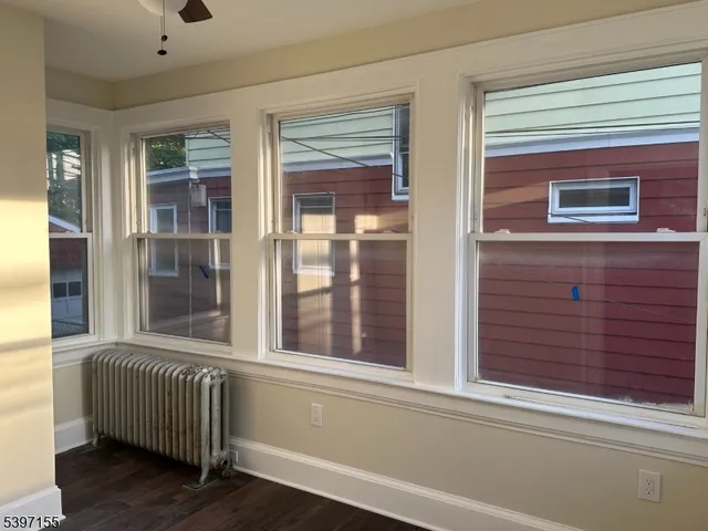 a view of a brick house with front door