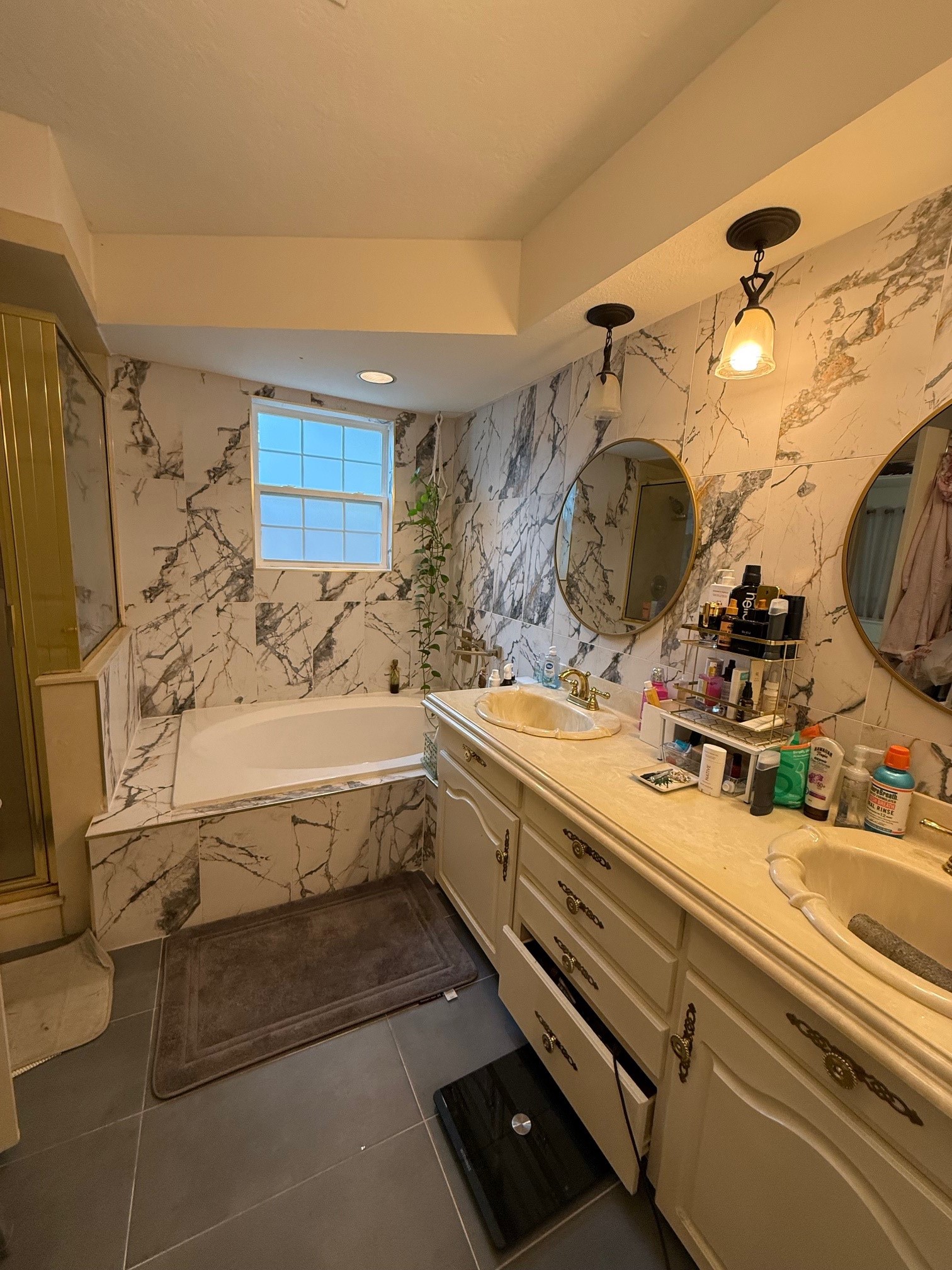 2311 Peppermill Road Houston, TX 77080 - Photo 13 of 18 a bathroom with a sink and a mirror