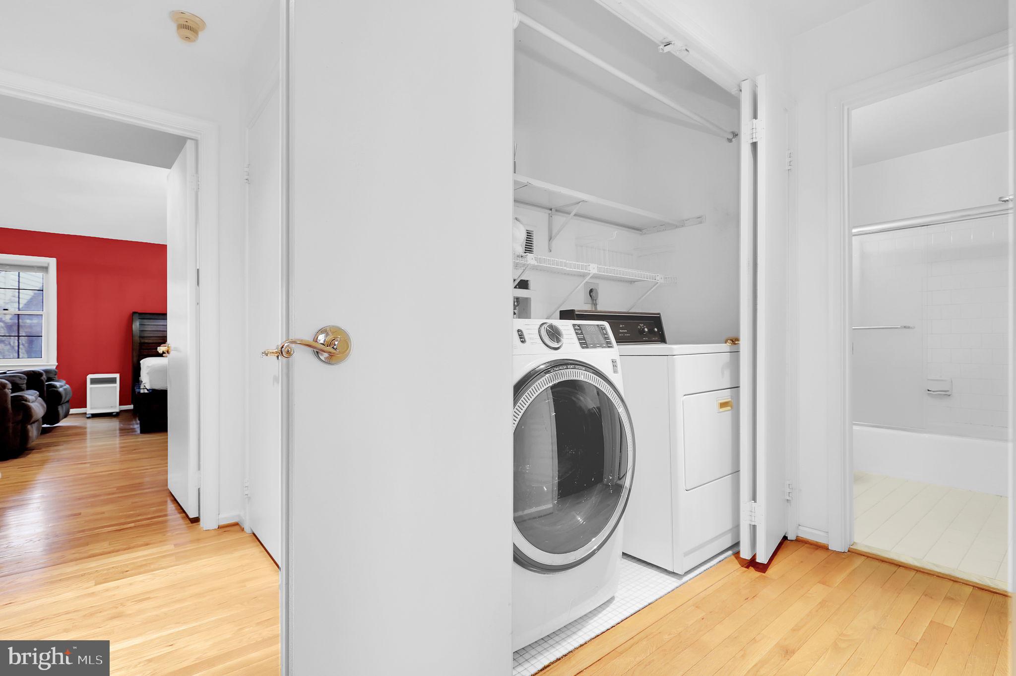 10804 Brewer House Road Rockville, MD 20852 - Photo 45 of 79 a view of a bedroom with washer and dryer