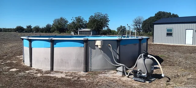 a view of a sink in the backyard