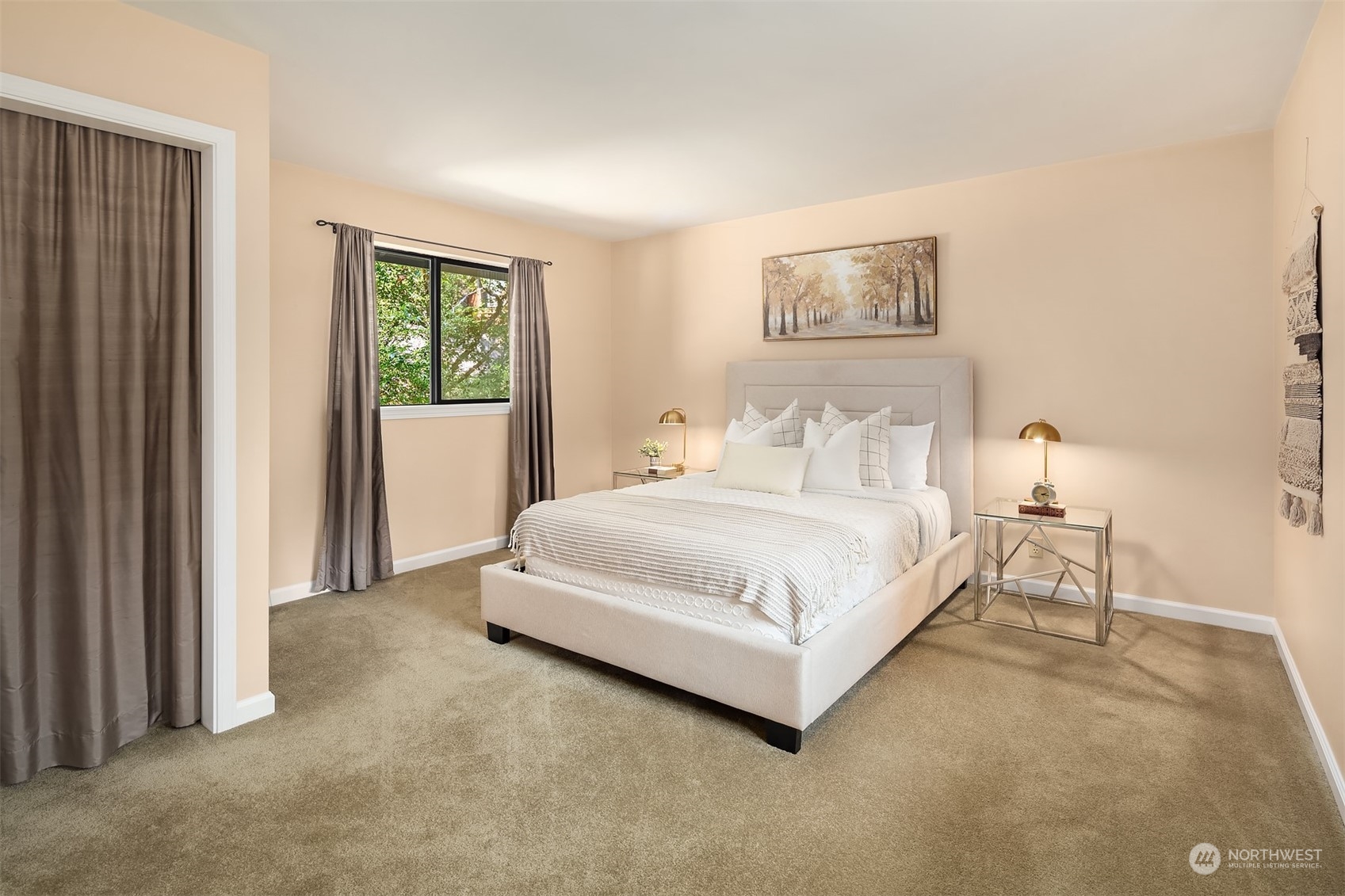 21127 Shell Valley Road Edmonds, WA 98026 - Photo 22 of 40 a bedroom with a bed and a window