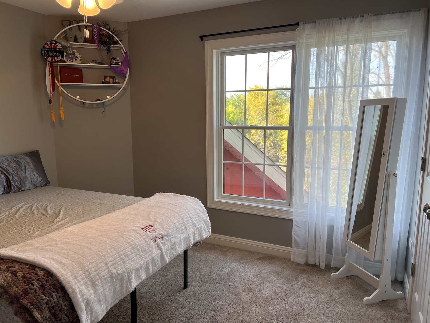 3281 East 19th Road Ottawa, IL 61350 - Photo 17 of 37 a bedroom with a bed and a window