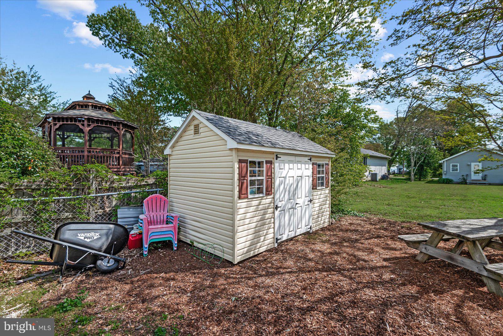 720 Bancroft Avenue Colonial Beach, VA 22443 - Photo 49 of 59 a view of backyard with wooden fence and trees