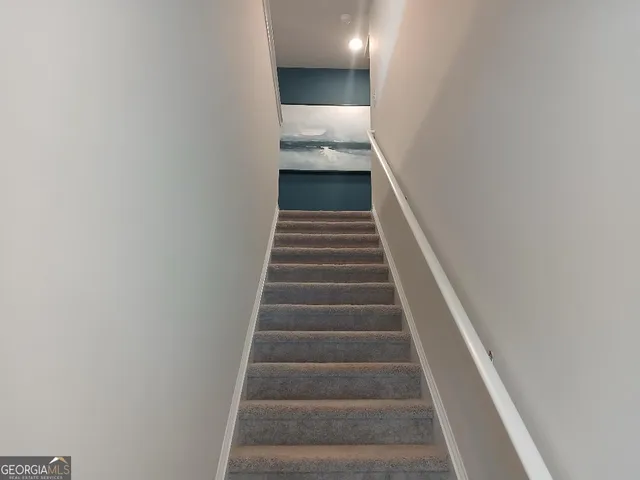 a view of hallway with window