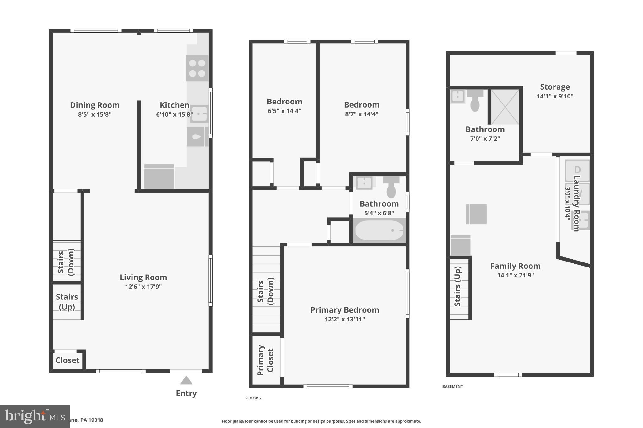 236 Cambridge Road Clifton Heights, PA 19018 - Photo 36 of 39 Whole-house Floorplan