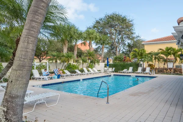 a view of a lake and a city