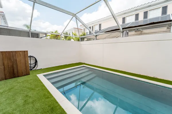 a view of sitting area in front of a window