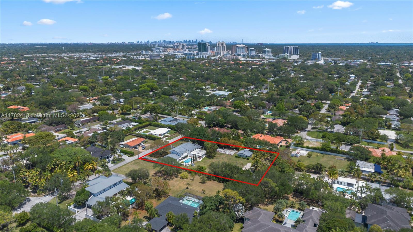 8350 Southwest 98th Street Miami, FL 33156 - Photo 66 of 67 an aerial view of residential houses with city view