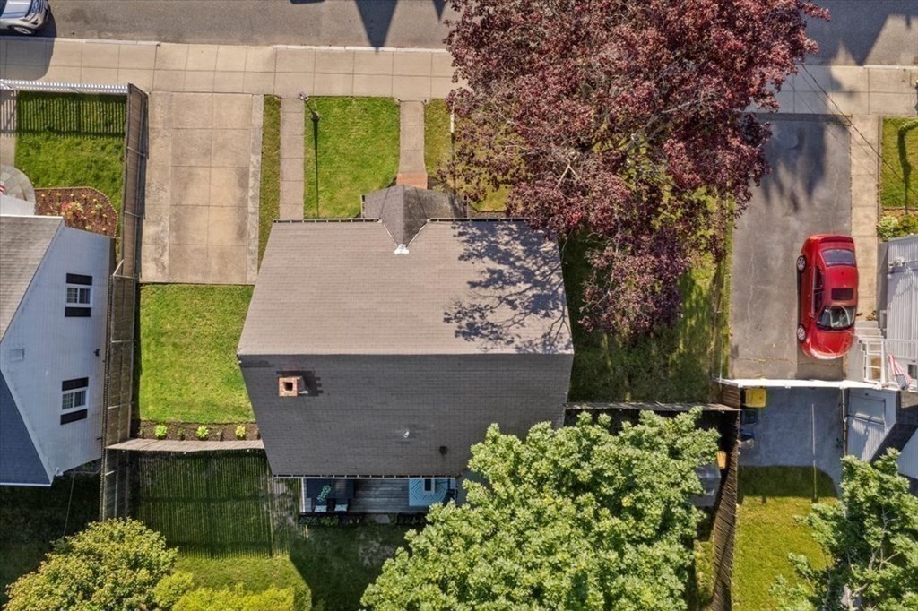 68 Congress Street Fall River, MA 02721 - Photo 31 of 38 an aerial view of a house with garden space and street view