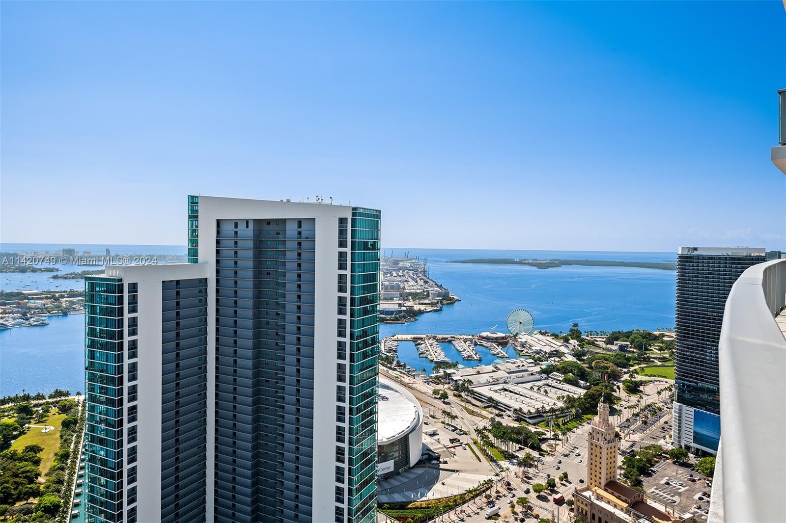 Park West Miami, FL 33132 - Photo 26 of 88 a view of a city with tall buildings