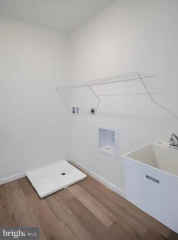 a view of hallway with stairs