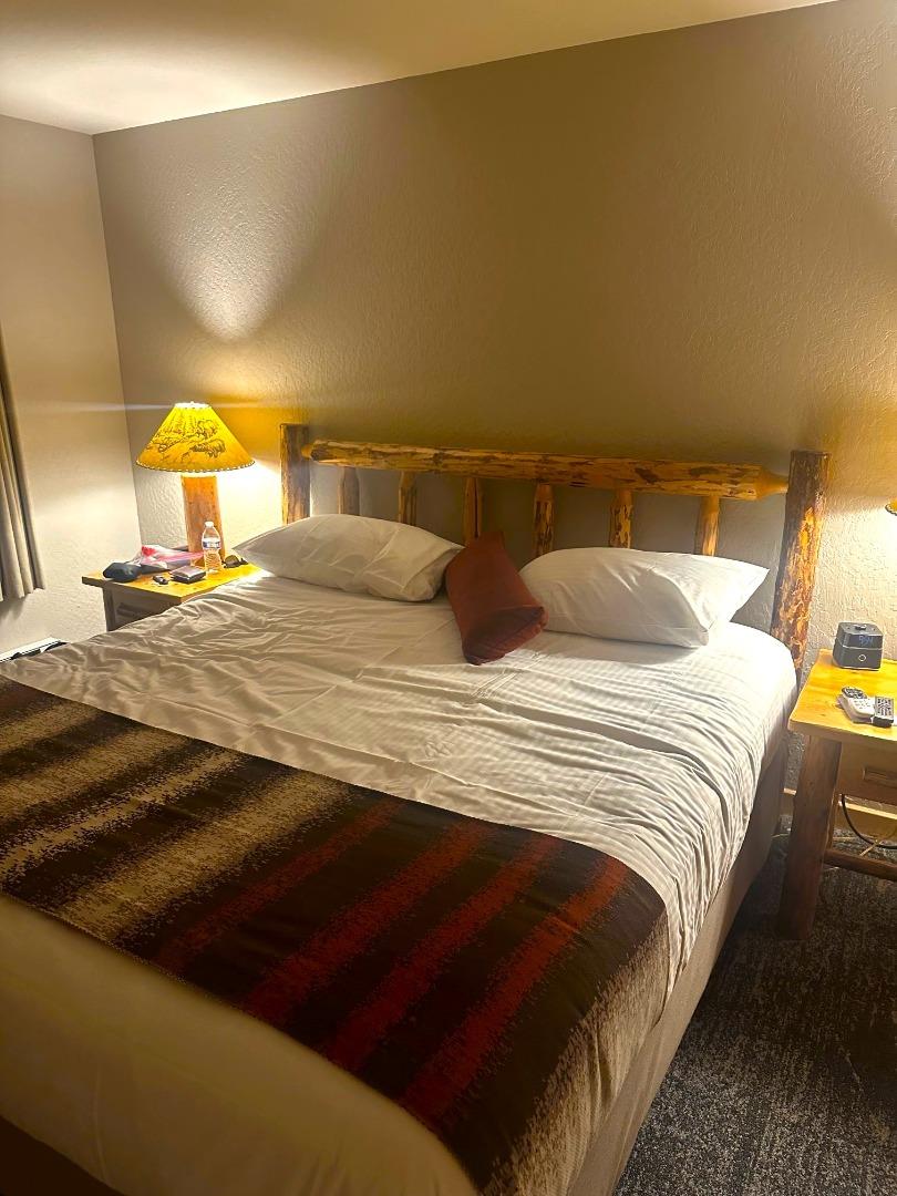 1 Red Wolf Lodge Olympic Valley, CA 96146 - Photo 4 of 10 a bedroom with a bed and lamp