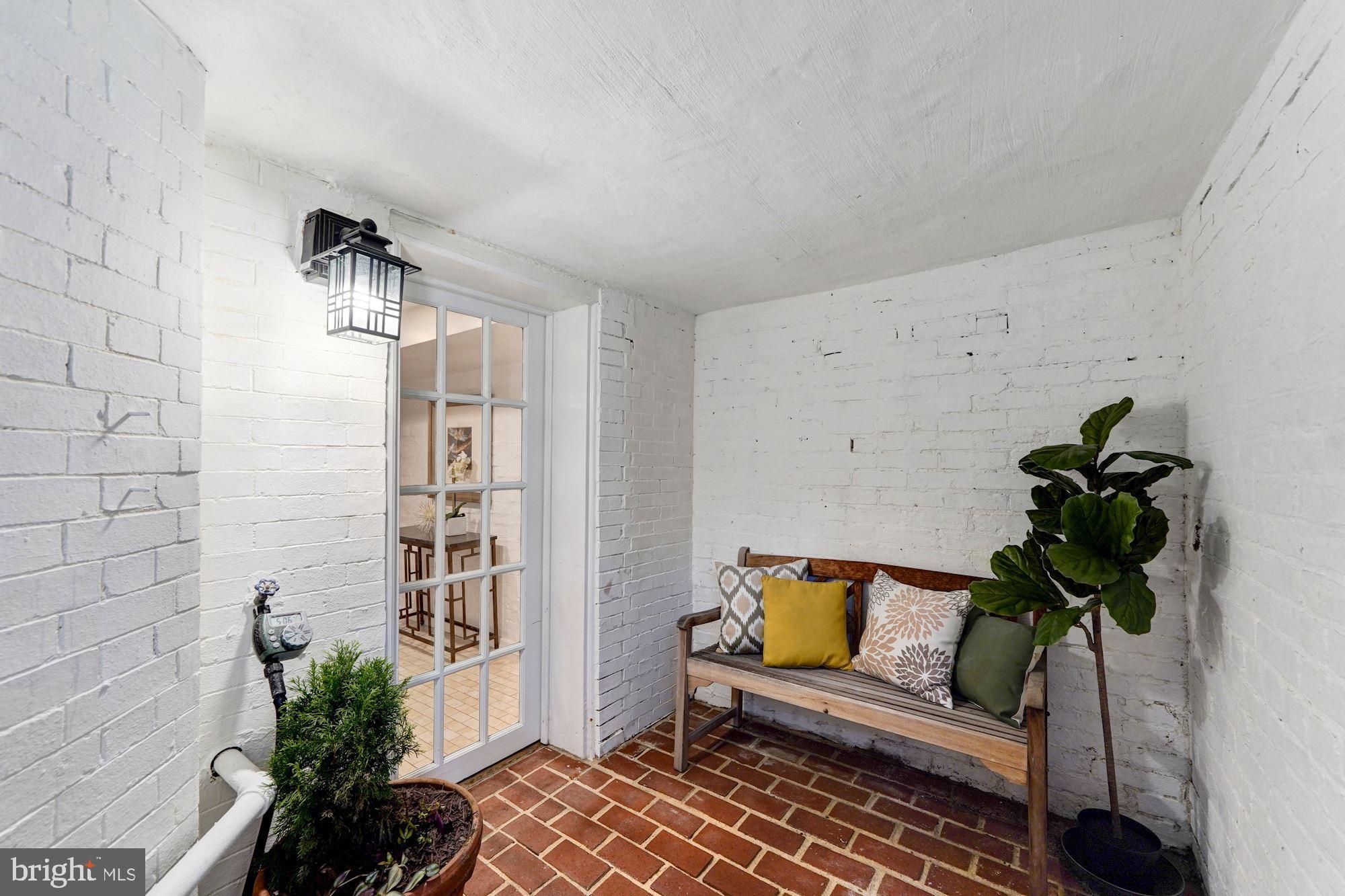 1858 Kalorama Road Northwest Washington, DC 20009 - Photo 77 of 113 Lowe Level In-Law Suite Front Patio