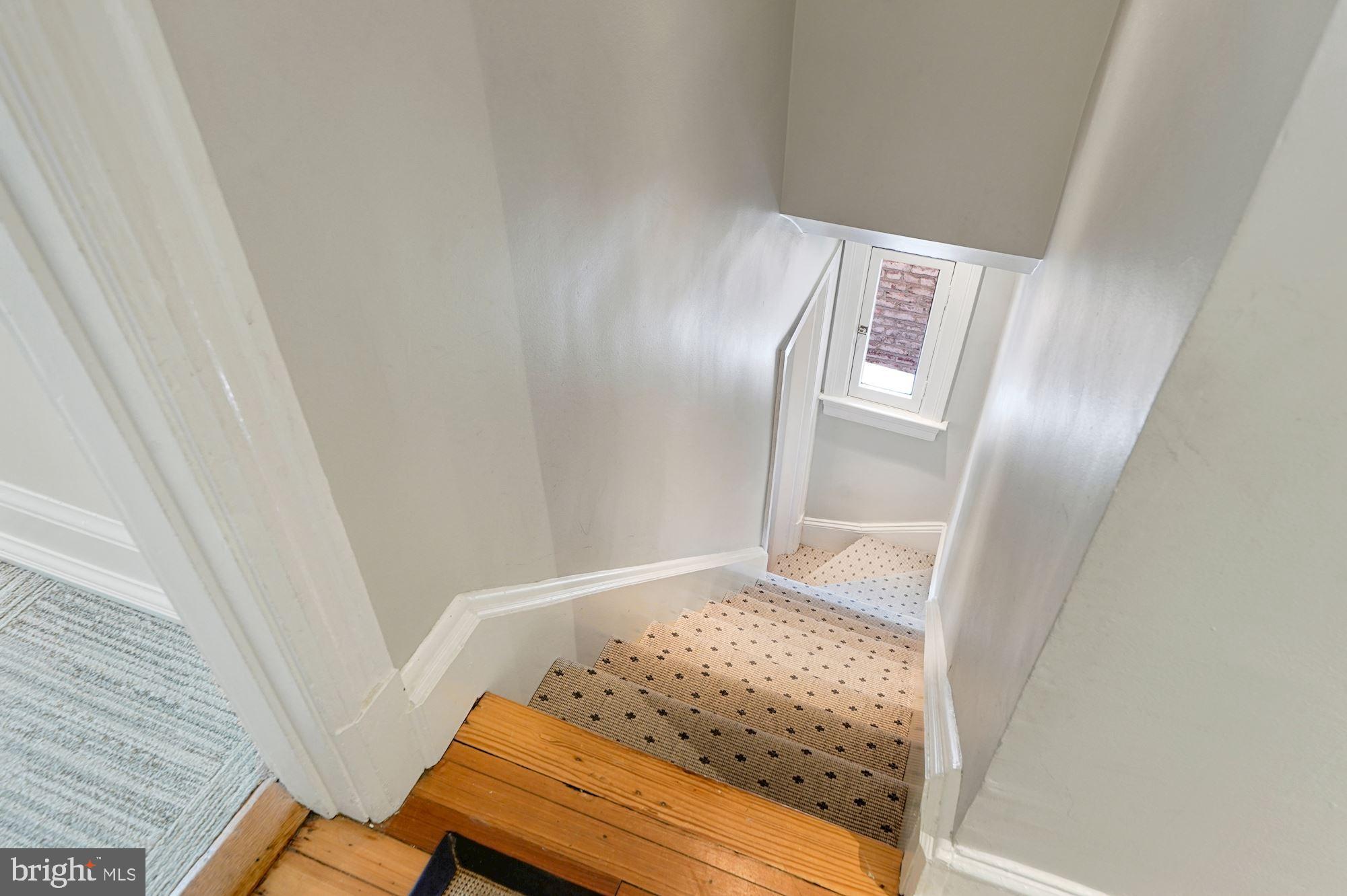 1858 Kalorama Road Northwest Washington, DC 20009 - Photo 96 of 113 Back Stairway from Second Lvl to Main Lvl