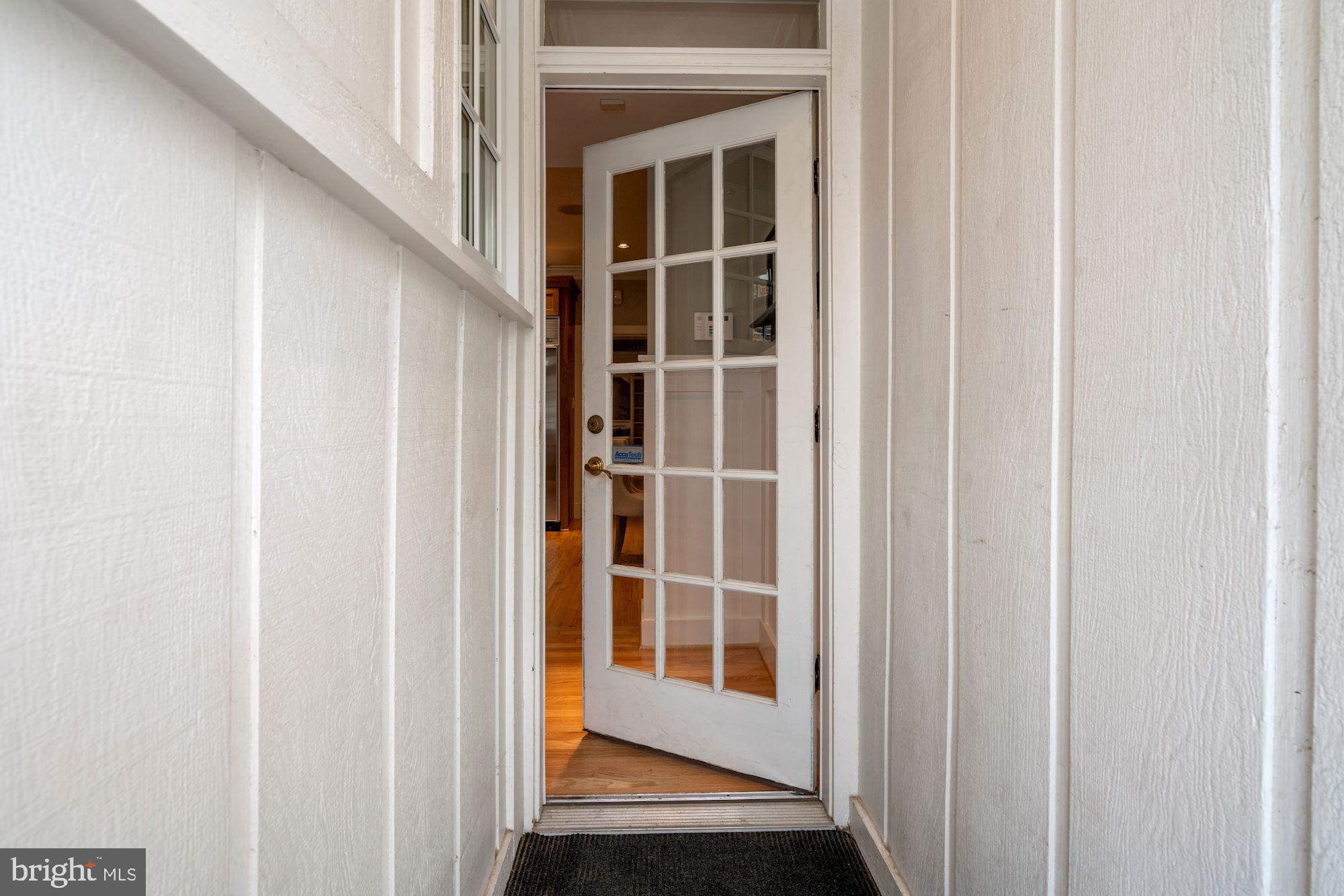 1858 Kalorama Road Northwest Washington, DC 20009 - Photo 98 of 113 Main Level Back Door Leading to Garage
