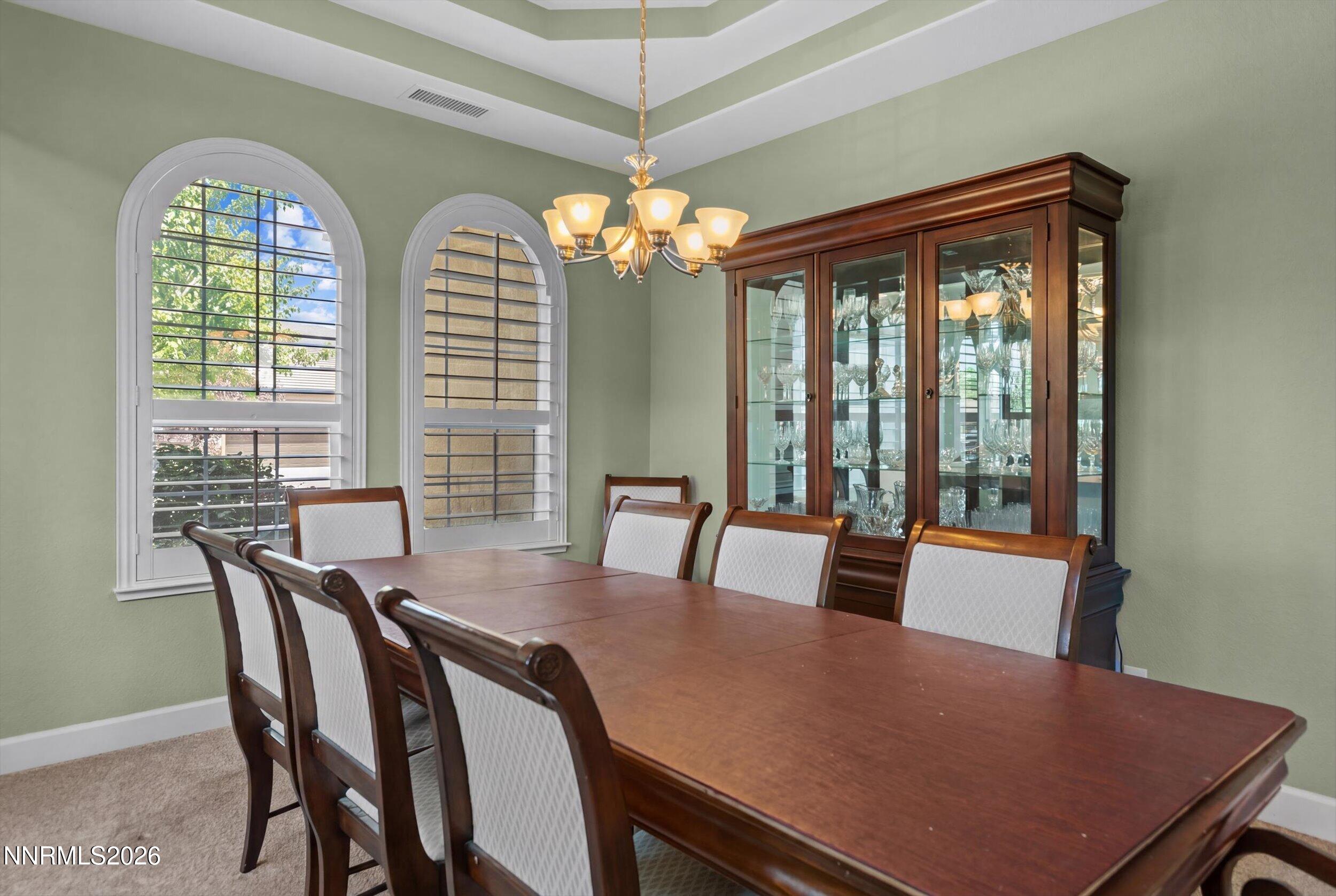 2920 Bull Rider Drive Reno, NV 89521 - Photo 7 of 51 a view of a dining room with furniture window and outside view