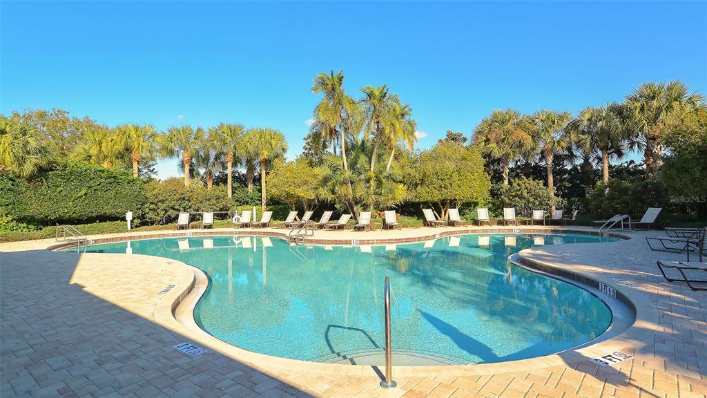 7240 Hamilton Road Bradenton, FL 34209 - Photo 35 of 46 a view of a swimming pool with a lake view