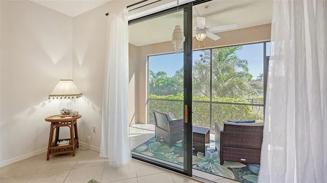 a room with furniture and a window